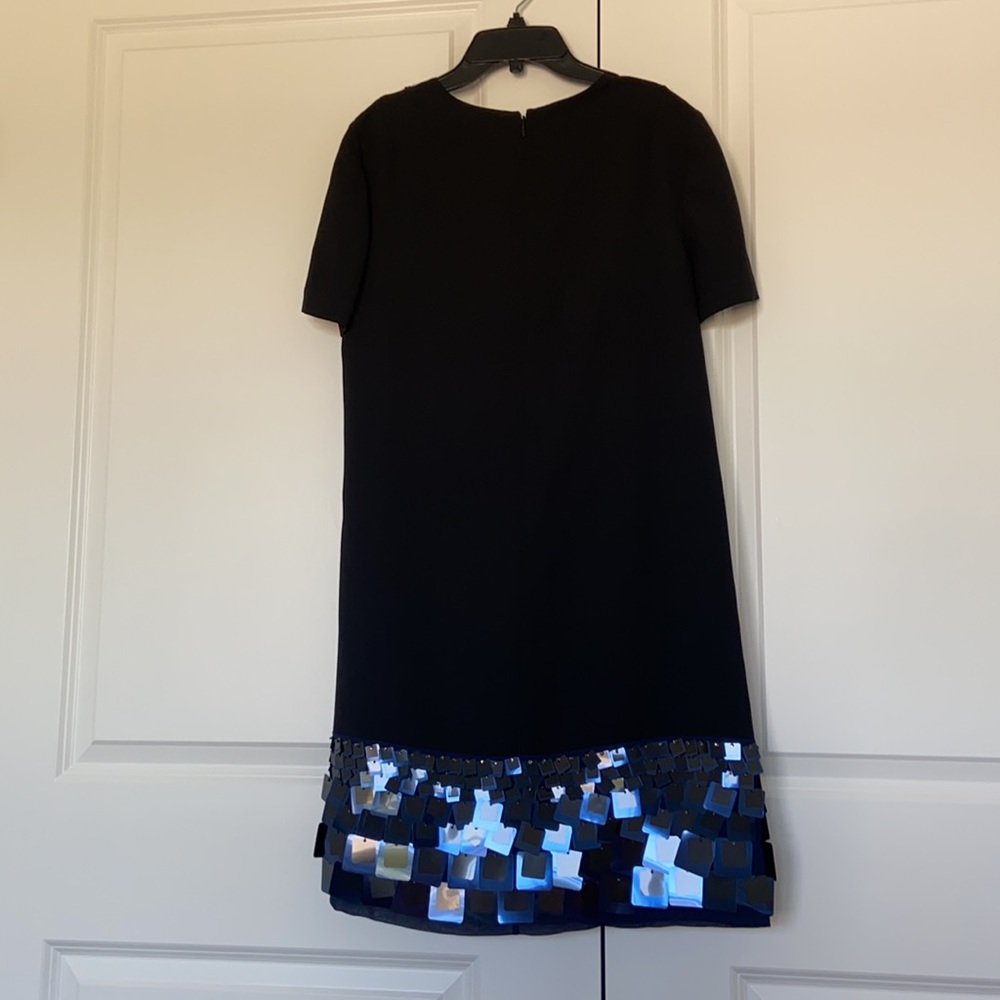 NWT Tory Burch Color block Sequin Dress - Picture 5 of 7